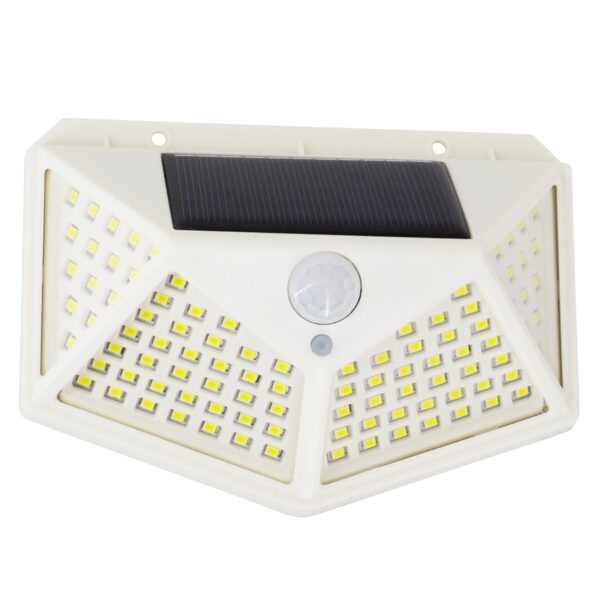 GloboStar® 71498 Αυτόνομο Ηλιακό Φωτιστικό LED SMD 10W 1000lm με Ενσωματωμένη Μπαταρία 1200mAh – Φωτοβολταϊκό Πάνελ με Αισθητήρα Ημέρας-Νύχτας και PIR Αισθητήρα Κίνησης Αδιάβροχο IP65 Ψυχρό Λευκό 6000K