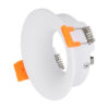 GloboStar® OMICRON 60632 Χωνευτό Στρόγγυλο Σποτ Οροφής για Λάμπα MR16/GU10 – IP20 – Χυτό Αλουμίνιο – Φ8.5 x Υ3cm – Λευκό – 5 Years Warranty