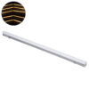 GloboStar® DIGI-BAR 90213 Ψηφιακή Μπάρα Φωτισμού Wall Washer Digital Pixel Facade Tuber Bar LED 12W 840lm 180° DC 24V Αδιάβροχο IP65 L100 x W3 x H4.5cm Θερμό Λευκό 2700K DMX512 – Ασημί με Οπάλ Λευκό Κάλυμμα – 3 Years Warranty