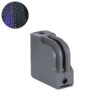 GloboStar® WINDOW-CORNA 90115 Αρχιτεκτονικό Γωνιακό Φωτιστικό Ανάδειξης Παραθύρων Window Light LED 6W 480lm 3×172° DC 24V Αδιάβροχο IP65 L12 x W4 x H12cm Μπλε – Γκρι Ανθρακί – 3 Years Warranty