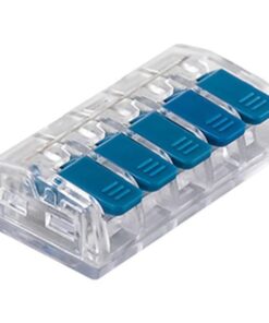 ΚΛΕΜΜΑ SL-415 5 ΘΕΣΕΩΝ ΜΕ ΥΠΟΔΟΧΗ 0,20-4mm 32Α 400V ΜΠΛΕ EUROLAMP – 147-11062