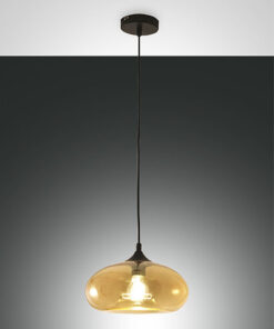 Κρεμαστό Φωτιστικό   Fabas Luce Ela E27 Μελί     – 3489-40-125