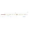 LED Ταινία 4W 24V CUBALUX Dimmable  452lm/m  Θερμό 2700K 5 Μέτρα CL77-0025