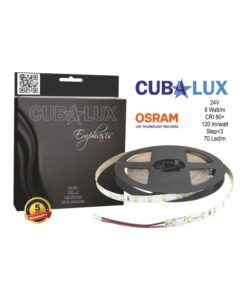 LED Ταινία 8W 24V CUBALUX Dimmable 864lm/m Θερμό 2700K 5 Μέτρα CL77-0029