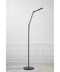 Nordlux Bend Single Φωτιστικό Δαπέδου Μαύρο LED 5W 2700K Dimmable – 2112774003