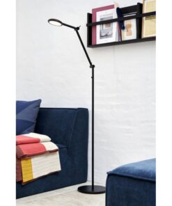 Nordlux Bend Single Φωτιστικό Δαπέδου Μαύρο LED 5W 2700K Dimmable – 2112774003