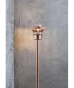 Nordlux Blokhus Φωτιστικό Κήπου Χαλκός IP54 E27 Χαλκός/Γυαλί – 25078030