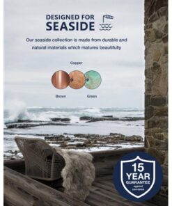 Nordlux Blokhus Φωτιστικό Κήπου Χαλκός IP54 E27 Χαλκός/Γυαλί – 25078030