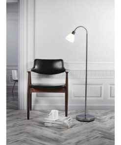 Nordlux Ray Single Φωτιστικό Δαπέδου Νικελ E14 Γυάλινο/Μεταλλικό – 63214033