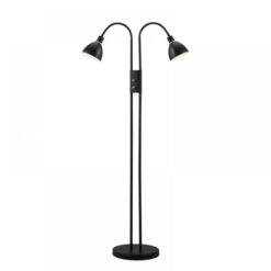 Nordlux Ray 2-Spot Φωτιστικό Δαπέδου Μαύρο E14 Μεταλλικό – 72224003