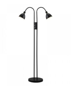 Nordlux Ray 2-Spot Φωτιστικό Δαπέδου Μαύρο E14 Μεταλλικό – 72224003