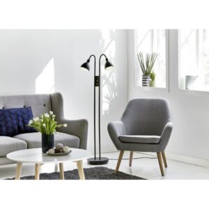 Nordlux Ray 2-Spot Φωτιστικό Δαπέδου Μαύρο E14  Μεταλλικό –  72224003