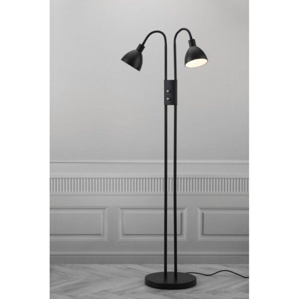 Nordlux Ray 2-Spot Φωτιστικό Δαπέδου Μαύρο E14  Μεταλλικό –  72224003