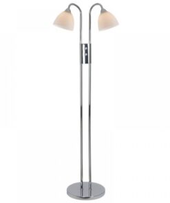 Nordlux Ray 2-Spot Φωτιστικό Δαπέδου Νικελ E14 Γυάλινο/Μεταλλικό – 72224033