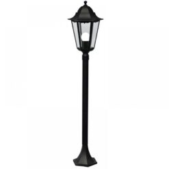 Nordlux Cardiff Φωτιστικό Κήπου Μαύρο IP54 E27 Αλουμίνιο/Γυάλινο – 74398003