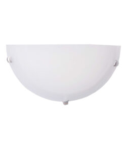 InLight Επιτοίχιο φωτιστικό από χρώμιο μέταλλο και λευκό γυαλί (43366)