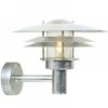 Nordlux Amalienborg Φωτιστικό Τοίχου Γαλβανιζέ IP54 E27  Γαλβανιζέl/Πλαστικό –  10600219