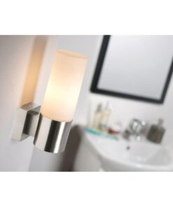 Nordlux Tangens Single Φωτιστικό Μπάνιου IP44 Νικελ Ματ 1xE14 – 17131032