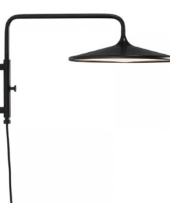 Nordlux Balance Φωτιστικό Τοίχου Μαύρο LED 17.5W 2700K Dimmable – 2010121003