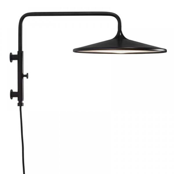Nordlux Balance Φωτιστικό Τοίχου Μαύρο LED 17.5W 2700K Dimmable  –  2010121003