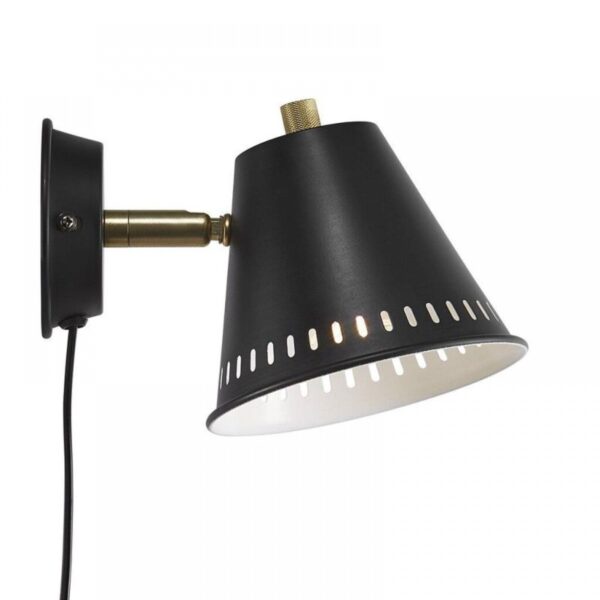 Nordlux Pine Φωτιστικό Τοίχου Μαύρο GU10  Μεταλλικό –  2010381003