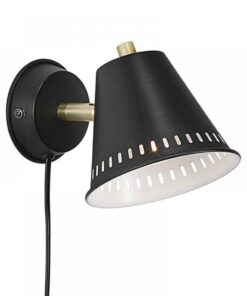 Nordlux Pine Φωτιστικό Τοίχου Μαύρο GU10 Μεταλλικό – 2010381003