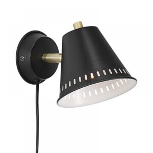 Nordlux Pine Φωτιστικό Τοίχου Μαύρο GU10  Μεταλλικό –  2010381003