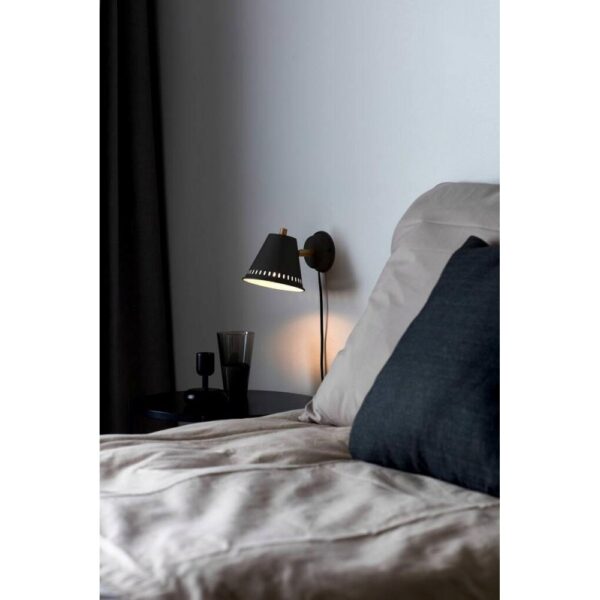 Nordlux Pine Φωτιστικό Τοίχου Μαύρο GU10  Μεταλλικό –  2010381003