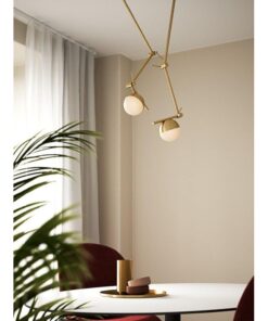 Nordlux Contina Φωτιστικό Τοίχου Ορείχαλκος G9 Γυάλινο/Μεταλλικό – 2010971035