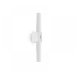 Nordlux Helva Double Basic Φωτιστικό Τοίχου Λευκό IP44 LED 9W 3000K – 2015311001