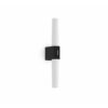 Nordlux Helva Double Basic Φωτιστικό Τοίχου Μαύρο IP44 LED 9W 3000K –  2015311003