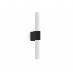 Nordlux Helva Double Basic Φωτιστικό Τοίχου Μαύρο IP44 LED 9W 3000K – 2015311003
