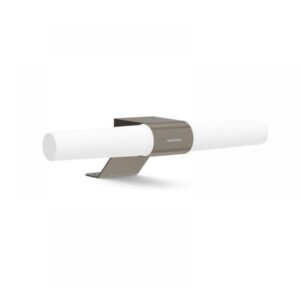 Nordlux Helva Double Φωτιστικό Τοίχου Brushed  Νικελ  IP44 LED 9.5W 3000K  –  2015321055
