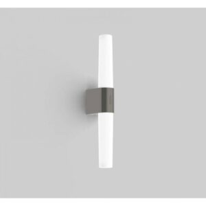 Nordlux Helva Double Φωτιστικό Τοίχου Brushed  Νικελ  IP44 LED 9.5W 3000K  –  2015321055