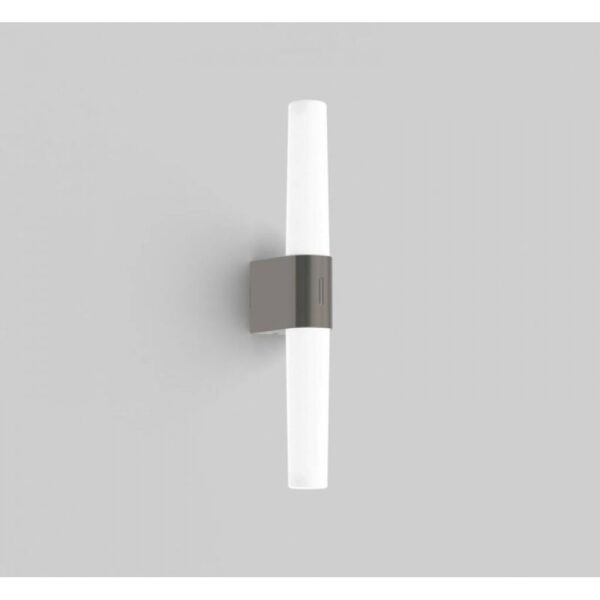 Nordlux Helva Double Φωτιστικό Τοίχου Brushed  Νικελ  IP44 LED 9.5W 3000K  –  2015321055
