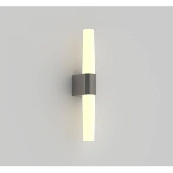 Nordlux Helva Double Φωτιστικό Τοίχου Brushed  Νικελ  IP44 LED 9.5W 3000K  –  2015321055