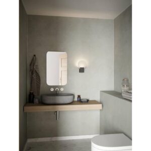 Nordlux Hester Φωτιστικό Τοίχου Μαύρο IP44 LED 9.5W 3000K  –  2015391003