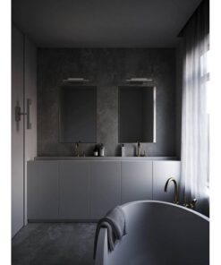 Nordlux Otis 40 Φωτιστικό Τοίχου Νικελ IP44 LED 14W 3000K – 2015401033