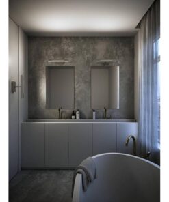 Nordlux Otis 40 Φωτιστικό Τοίχου Νικελ IP44 LED 14W 3000K – 2015401033