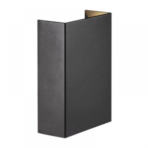 Nordlux Fold 15 Φωτιστικό Τοίχου Μαύρο LED 5W 3000K  –  2019051003
