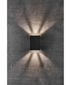 Nordlux Fold 15 Φωτιστικό Τοίχου Μαύρο LED 5W 3000K – 2019051003