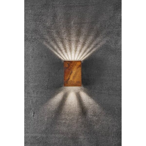 Nordlux Fold 10 Φωτιστικό Τοίχου Corten LED 7.5W 3000K  –  2019041038