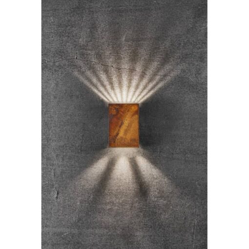Nordlux Fold 15 Φωτιστικό Τοίχου Corten LED 5W 3000K  –  2019051038