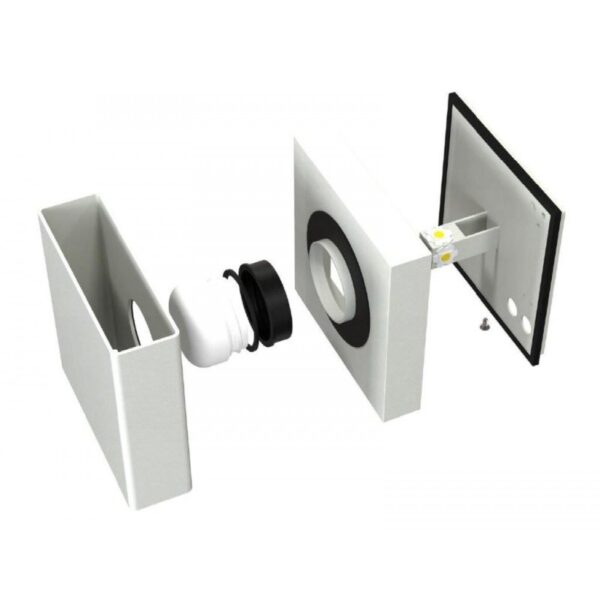 Επιτοίχιο Φωτιστικό Nordlux Turn Φωτιστικό LED 13W 2700K IP54 Λευκού Χρώματος Dimmable –  2019061001
