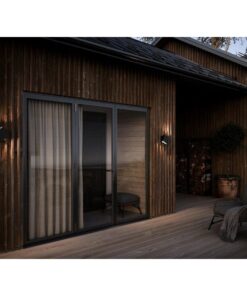 Επιτοίχιο Φωτιστικό Nordlux Turn Φωτιστικό LED 13W 2700K IP54 Μαύρου Χρώματος Dimmable – 2019061003