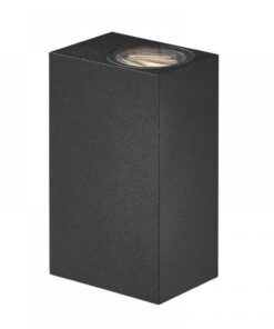 Nordlux Asbol Kubi Φωτιστικό Τοίχου Μαύρο IP44 LED 6.5W 3000K – 2019071003
