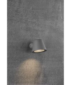 Nordlux Aleria Φωτιστικό Τοίχου Γκρι IP44 GU10 Μεταλλικό – 2019131010