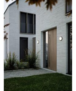 Nordlux Cuba Outdoor Energy Round Φωτιστικό Τοίχου Μαύρο LED 6.5W 3000K – 2019161003