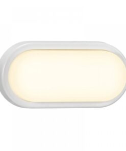 Nordlux Cuba Outdoor Energy Oval Φωτιστικό Τοίχου Λευκό LED 6.5W 3000K – 2019181001