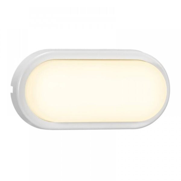 Nordlux Cuba Outdoor Energy Oval Φωτιστικό Τοίχου Λευκό LED 6.5W 3000K -  2019181001